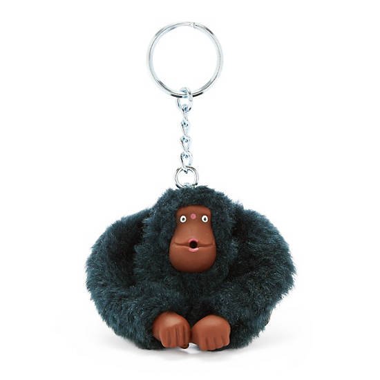 Kipling Sven Monkey Keychain Accessories True Blue Tonal | AU 1993UZ